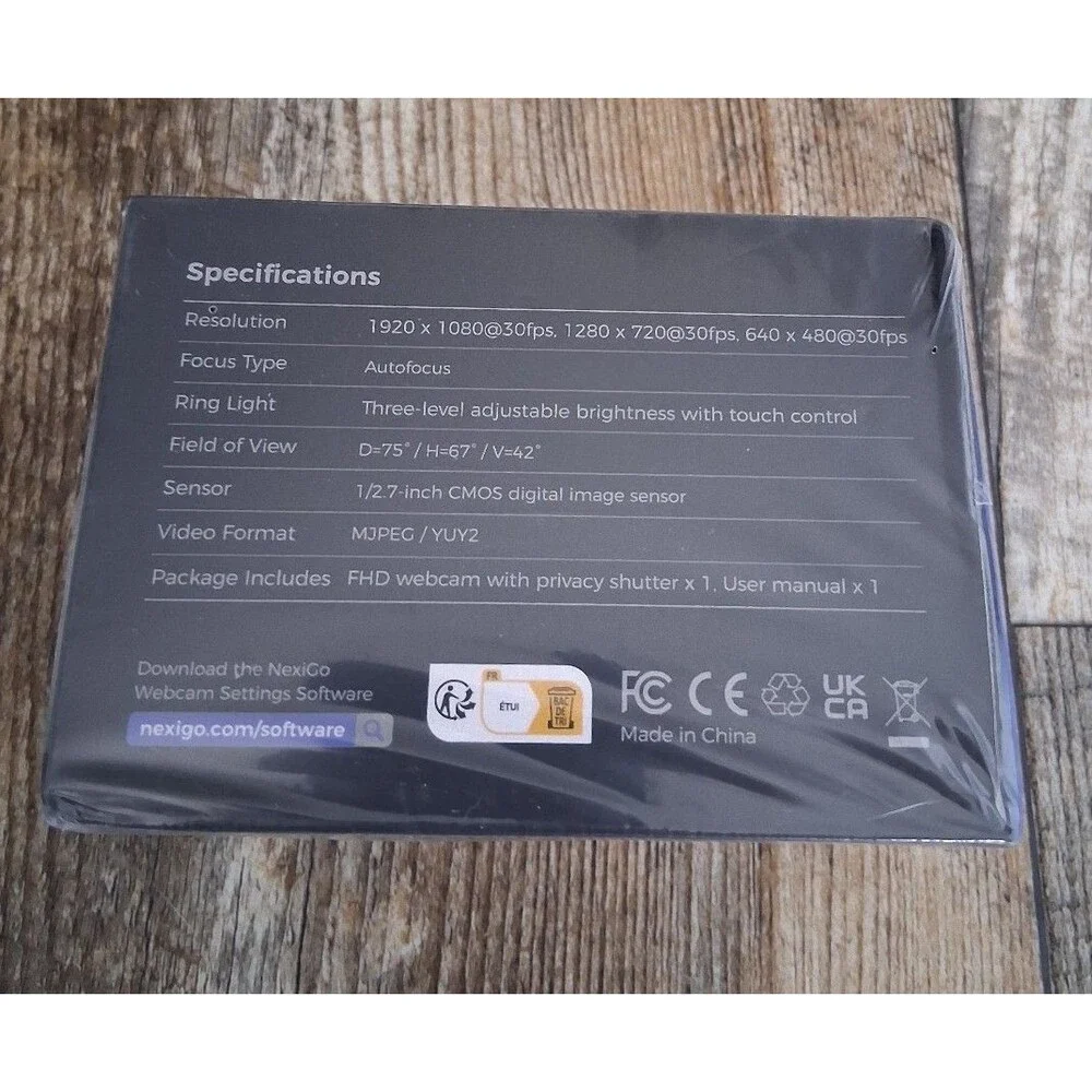 NEW! NexiGo Streamcam N930E w/ Software and Ring Light